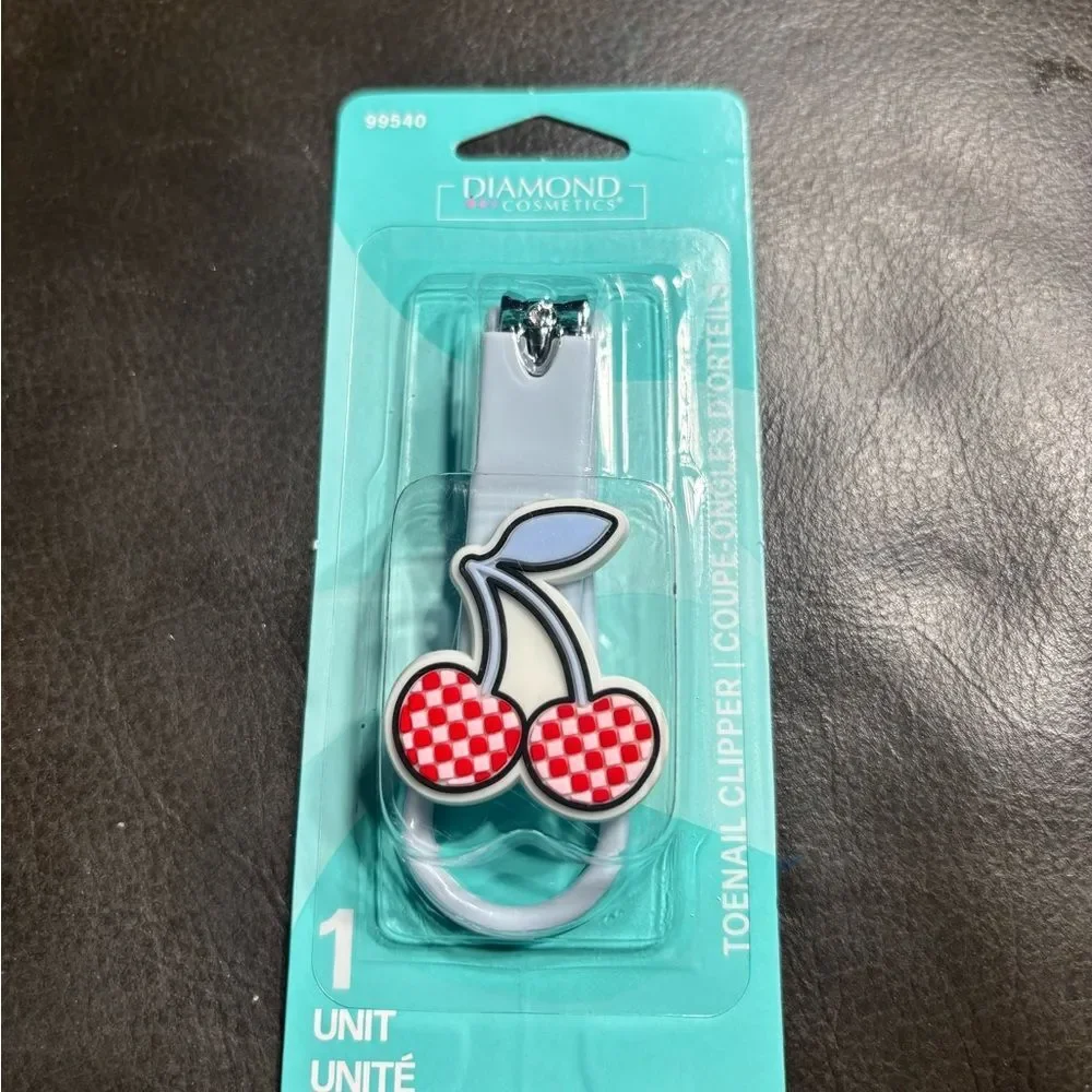 New Cherry Diamond Supply Co. Toenail Clipper & Mini Glass File Set